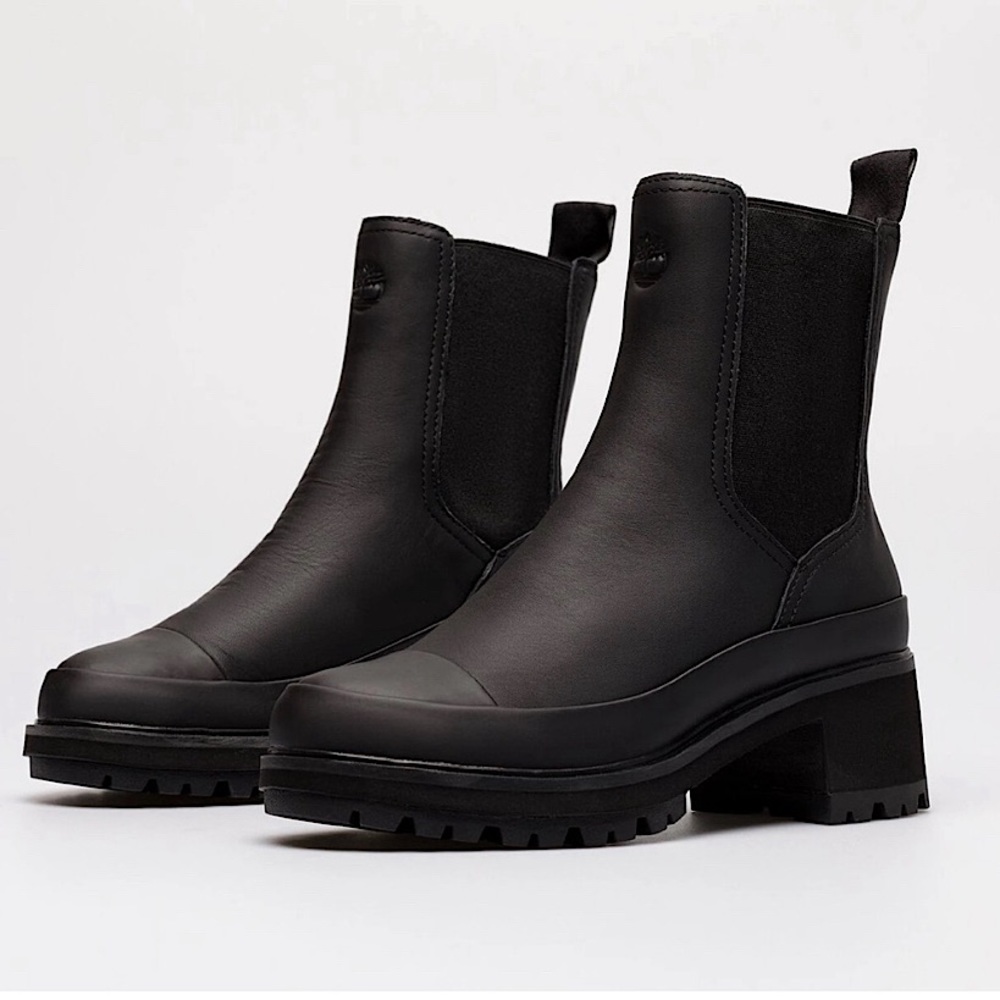 Timberland-Kori Park Chelsea leather Boot, black NEW ! size 6.5